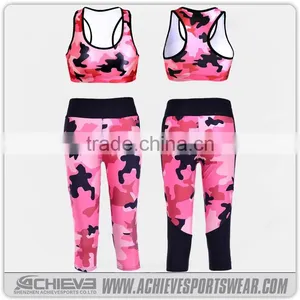 Wholesale Breathable Spandex Women Yoga Sports Pants, Fitness Sportswear thumbnail-2