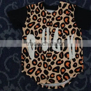 Hongen Apparel Newly Designed Camouflage Baseball/softball Jersey/shirt thumbnail-1