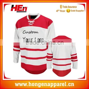 Hongen Apparel Wholesale Custom Hockey Jersey,european Sublimation Ice Hockey Jersey With Tackle Twill Embroidery thumbnail-1