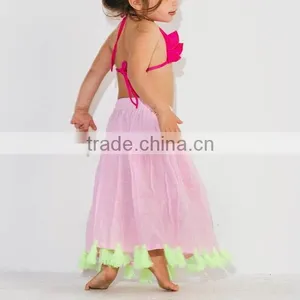 Little Pom Pom Gypsy Skirt Kids Frock Designs Children Clothing Pictures Of Long Skirts And Tops 2016 HSD5653 thumbnail-5