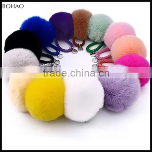 Wholesale Fluffy Faux Fur Pom Pom For Bag or Key Chain thumbnail-1