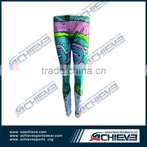 Wholesale Women Plain Leggings,ruffle Leggings,yoga Leggings With Custom Logo thumbnail-1