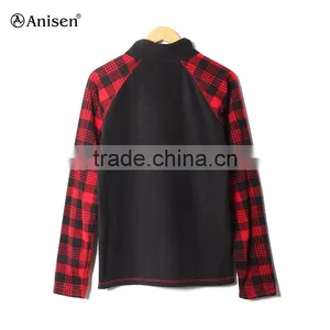 Wholesale Factory Oem Hooded Women Fleece Plaids Jacket thumbnail-2