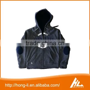 Custom Made High Quality Zipper-up Thick Girl's Spring Fleece Jacket thumbnail-4