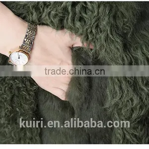 Real Natural Genuine Rabbit Fur With Lamb Fur Vest Women WinterMongolia Sheep FuMongolia Sheep Fur Coat thumbnail-5
