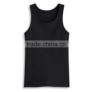 New Model Design 100% Cotton Fashion Wholesale Mens Custom Stringer Tank Top thumbnail-6