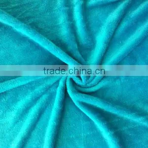 100% Polyester Solid Coral Fleece Fabric For Sale thumbnail-1
