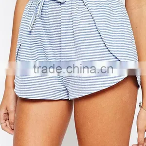 EY0601P Hot Sale 2017 Ladies Sexy Stripe Beach Shorts thumbnail-1