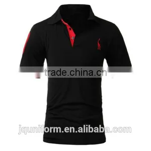 2016 New Mens Slim Fit Stylish POLO Shirt Short Sleeve Casual T-shirts thumbnail-5