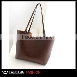 Fashionable Preppy Women PU Shoulder Bag thumbnail-2