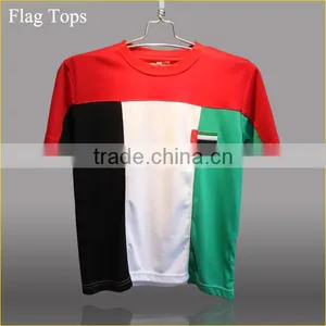 Custom Arab Flag T-shirt Summer Design The United Arab Emirates Flag Cool Boys Arab t Shirt thumbnail-1
