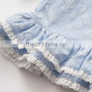 Wholesale Lace Printing Kids Long Sleeve Cotton Dress thumbnail-5