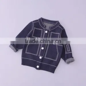 Fashion Design Boys Cotton Children Sweaters Knitting Kids Cardigan thumbnail-3