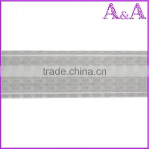 High Visibility Sliver Luminous Reflective Fabric in 7 cm Reflective Tape thumbnail-1
