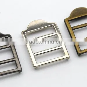 18mm Metal Alloy Adjustable Buckle Bag Backpack Luggage Slide Buckle Nickle/black/bronze BK-079 thumbnail-2