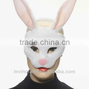 Deluxe Bunny Plush Headband Halloween Mask thumbnail-1