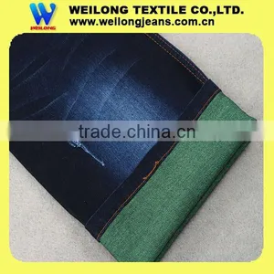 High Quality Best Price Cotton Polyester Stretch Slub Bull Denim Fabric for Girls' Jeans and Shorts thumbnail-3