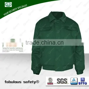 Cheap Price Washing 100 Times Color Fastness 4-5 Grade Mechanic Working Jacket thumbnail-1