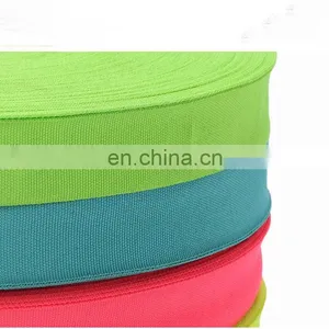 Factory Supply High Quality Multi Colored Polyester Webbing for Bags thumbnail-5