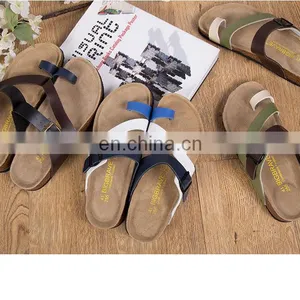 Wholesales Men Beach Slipper Mayari Black Birko-flor Slippers thumbnail-5