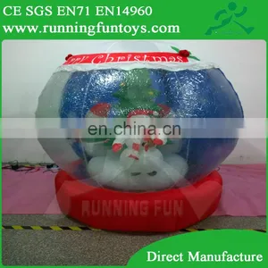 Hot Sale Mini Snow Globe, Christmas Inflatable, Inflatable Christmas Decoration for Sale thumbnail-2