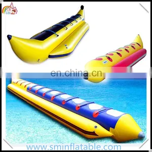 Customized Pvc Floating Inflatable Banana Boat , Inflatable Banana Flying Fish, Inflatable Surfing Floating Boat for Water Game thumbnail-2