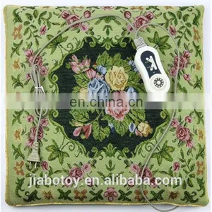 Warn Indoor USB Heated Cushion Professional China Factory OEM is Warmly Welcomed Office Chair Cushion Jacquard Fabric thumbnail-1