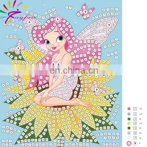 2016 New Design DIY Mosaic Sticker Craft for Kids-fairy2 thumbnail-1