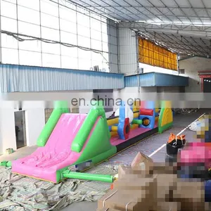 Giant Inflatable Obstacle, Jumping Moonwalk Castle thumbnail-5