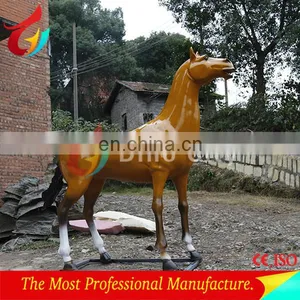 Lifesize Grass Horse Statues Horse Statue in Garden thumbnail-1