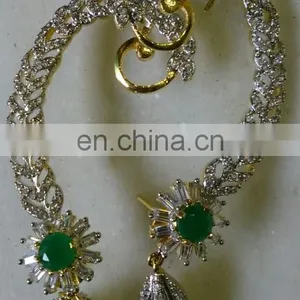 Cubic Zirconia Jewelry Ear Cuffs Manufacturer, Cubic Zirconia Jewellery Ear Cuff Exporter thumbnail-2