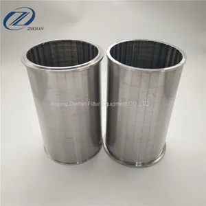 Stainless Steel 304/316/316L Wedge Wire Screen Filter Cartridge thumbnail-1