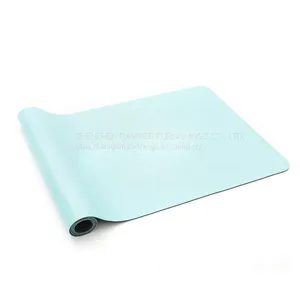 High Quality Eco-friendly Natural Rubber PU Yoga Mat thumbnail-5
