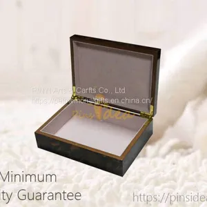 Rosewood Blank Personal Memorial Wooden Keepsake Box With Velvet Lining, Engravable, Quality Guarantee thumbnail-4