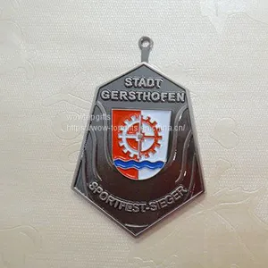 Antique Silver Community Event Medal,Cheap Blank Medal,Medals thumbnail-1