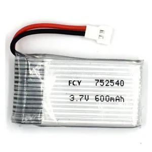 3.7v 500mah 752540 Lipo Battery for rc Car thumbnail-2