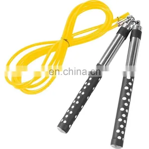 Adjustable Fitness Cable Rope Aluminum Handle Jump Ropes thumbnail-5