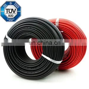 Battery dc Tuv Red 4mm2 6mm2 8mm2 10mm2 Flexible Solar Cable for Solar Panel thumbnail-2