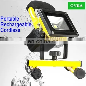 LED Rechargeable Flood Light Portable LED Floodlight Durable Waterproof Emergency Light Trouble Lamp Stand for Car Travel thumbnail-5