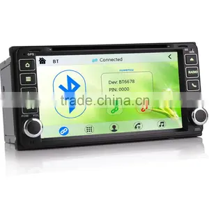 Erisin ES7603M 2 Din 7 Inch Car DVD Player PB-Sreach for Corolla thumbnail-3