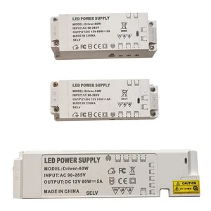 18w 24w 36w 60w Ac Adapter Dc12v Voltage Switching Replacement Power Supply Power Adapter For Cabinet Lights Led Strips thumbnail-3