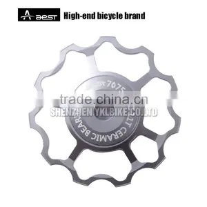 High End Bike Parts Ceramic Bearing 5mm Bicycle Rear Derailleur Pulley Guide Wheel thumbnail-1