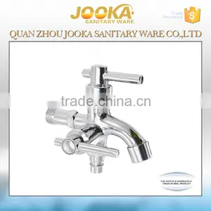 Chrome Plating Dual Handle Balcony Multi-function Faucet thumbnail-1