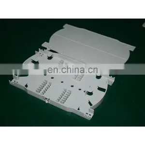 FTTx 12 24 Core Fiber Splice Cassette Module Splice Tray Abs Plastic 12 24 Core Ftth Optical Splice Tray for Juncation Box thumbnail-3