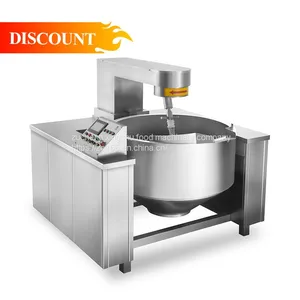 Automatic Industrial Cooking Pots With Mixer Sauce Curry Paste Planetary Cooking Mixer Machine Caramel Cooking Jacketed Kettle thumbnail-2