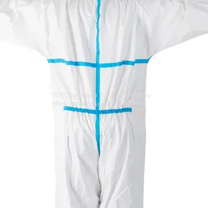 Disposable Medical Use Protective Clothing, Microporous Coverall and Isolation Gown SMS thumbnail-5