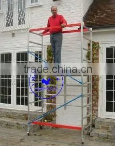 4m (13'1") - NEW Quick Erect Folding Aluminium Scaffold Tower thumbnail-1