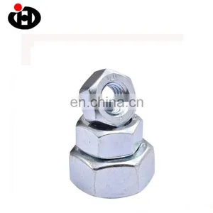 High Tensile JINGHONG DIN 934 Hex Zinc Plated Nuts thumbnail-1
