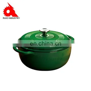 Small Animal Handle China Color Enamel Coated Cast Iron Cooking Pot thumbnail-3