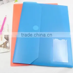 Document Bag Type and Bag Shape Plastic Document Bag With Name Card thumbnail-1